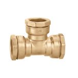 Té égal 90° DECA laiton tube PE Ø32 - Sferaco
