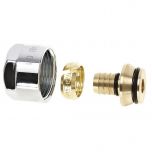 Raccord eurocone 3/4" (20/27) EK nickelé PER Ø12x1.1 - Conecterm