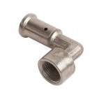 Raccord multicouche à sertir TH ou BE coude femelle (20/27) 3/4" - Ø26x3.0 HENCO