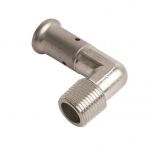 Raccord multicouche à sertir TH ou BE coude mâle (12/17) 3/8" - Ø16x2.0 HENCO