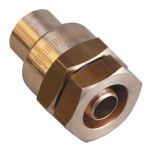 Raccord PE NF Ø32 serrage mécanique à braser sur tube cuivre Ø28 - Gurtner