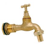 Raccord pour cuve avec robinet de puisage 1/2" nez Ø15 