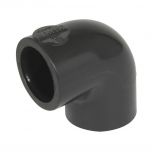 Raccord pression PVC Nicoll - Coude FF 90° Ø25 NF