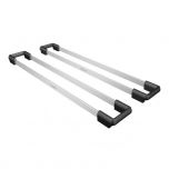 Lot de deux glissières en inox - Blanco