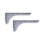 Kit de 2 consoles de lavabo en acier zingué - Longueur 210 mm - Ram