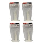 Lot de 4 supports à visser pour radiateur en fonte type rideau - longueur axe 105 mm - longueur totale 135 mm - Ram