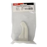 Support à visser pour radiateur en fonte type traditionnel - Longueur axe 65 mm - Longueur totale 100 mm - Ram