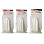 Lot de 3 supports à visser pour radiateur en fonte type traditionnel - longueur axe 100 mm - longueur totale 140 mm - Ram