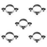5 colliers métalliques acier simple Ø60 mm - Ram