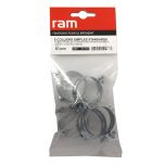 Sachet de 5 colliers simple métallique pour tube Ø38 - Ram