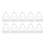 Sachet de 10 CLIPEA Blanc Ø16-20 mm - RAM