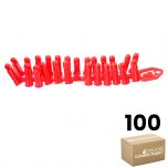 Boîte de 100 chevilles AGGRIP rouge multimatériaux type 4-7P - Ø8 mm - Longueur 30mm - Pour patte à vis - Ram