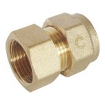 Raccord à compression tube PER Ø20 - Femelle fixe 1/2" (15/21) - Somatherm