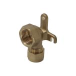 Raccord à compression tube PER Ø12 - Applique murale femelle 1/2" (15/21) - Somatherm