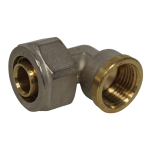 Coude Multicouche à compression Ø20x2,0 - Femelle 1/2" (15/21) - Henco