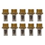 Lot de 10 raccords PER à sertir Ø12x1,1 - Mâle 1/2" (15/21) - IBP Bänninger