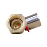 Coude PER à sertir Ø20x1,9 - Femelle écrou Libre 1/2" (15/21) - IBP Bänninger