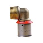 Coude PER à sertir Ø20x1,9 - Mâle 1/2" (15/21) - IBP Bänninger