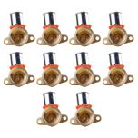 Lot de 10 raccords à sertir Coude avec base PER Ø16x1,5 - Femelle fixe 1/2" (15/21) - IBP Bänninger