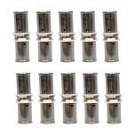 Lot de 10 raccords Manchon PER à sertir égal Ø12x1,1- IBP Bänninger