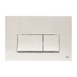 Plaque de commande 3/6L STREAM à câble double débit - blanche