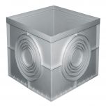 Regard polypropylène 550 x 550 mm - Sorties Ø125-160-200-250-315mm - First Plast