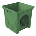 Regard polypropylène 250 x 250 mm - Vert - First Plast