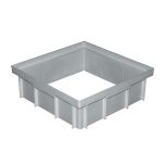 Réhausse polypropylène pour regard 400 x 400 mm - Hauteur 128 mm - First Plast