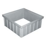 Réhausse pour regard en PP 550 x 550mm - Hauteur 233 mm - First Plast