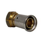 Robinet De Jardin 1/4 Tour Avec Applique - Filetage Mâle 1/2'' (15/21) - Laiton - Pour Tube PER - Arcanaute
