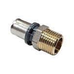 Raccord multicouche à sertir TH - Droit Mâle 1/2" (15/21) - Ø16x2,0 - Arcanaute