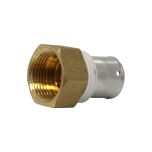 Raccord multicouche à sertir droit femelle (20/27) 3/4" - Ø20x2,0 - MULTIPEX