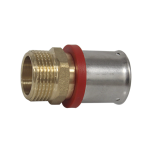 Raccord multicouche à sertir droit mâle (20/27) 3/4" - Ø26x3,0 - MULTIPEX