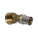 Raccord multicouche à sertir coude femelle (20/27) 3/4" - Ø20x2,0 - MULTIPEX