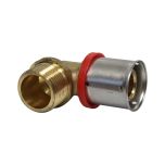Raccord multicouche à sertir coude mâle (20/27) 3/4" - Ø26x3,0 - MULTIPEX