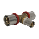 Té multicouche à sertir réduit - Ø26x3,0 - Ø16x2,0 - Ø26x3,0 - MULTIPEX