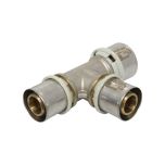 Raccord multicouche à sertir TH - Té inégal Ø32x3,0 - Ø26x3,0 - Ø26x3,0 - Arcanaute