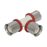Raccord multicouche PPSU à sertir té égal - Ø26x3,0