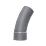 Coude mâle-femelle multi-angles 15°/25°/35° - Diamètre 100 mm - gris - Ribon