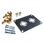 Sortie cloison ROBIFIX (EVIER / LAVABO) entraxe 50mm PER Ø16 - raccord à Sertir Femelle 1/2" (15/21)