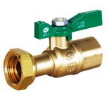 Robinet avant compteur NF droit Femelle 3/4" (20x27) - Ecrou tournant 3/4" (20x27) SFERACO