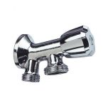 Robinet machine à laver incliné 2 sorties - mâle 3/4" (20/27) - Somatherm