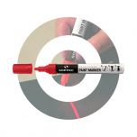 Feutre de marquage à pompe Rouge - Soppec