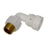 Push-fit Vision coude 90° mâle 26x3,0 - 3/4" (20/27) - Henco