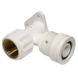 Push-fit Vision coude femelle applique 26x3,0 - 3/4" (20/27) - Henco