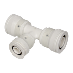 Raccord multicouche push-fit Vision té inégal 26x3,0 - 20x2,0 - 26x3,0