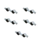 5 colliers isophonique double M7 x 150 pour tube Ø20 - Arcanaute