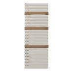 Sèche-serviette électrique Arborescence Smart white/bronze 1000W - Collecteur à droite - 1650 x 600 mm - Finimetal