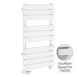 Sèche-serviettes électrique acier CHORUS BAINS 1250W + soufflant Speed'Air - 1730 x 600 mm - Finimetal