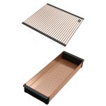 Set accessoires cuves BXM Inox : Rollmat et panier égouttoir Cuivre - Franke